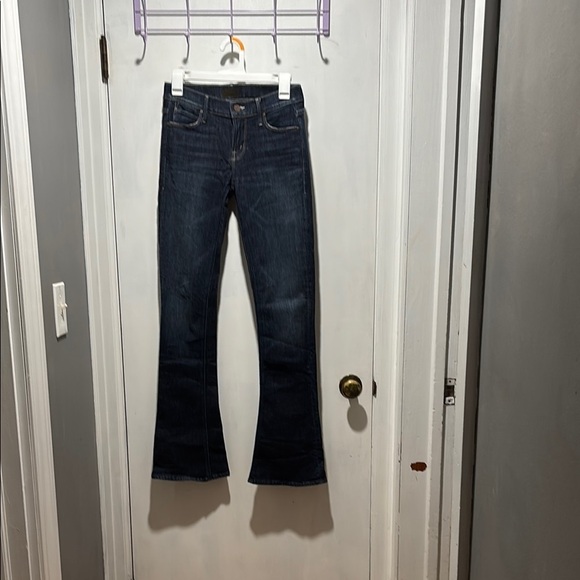 MOTHER runaway dark wash jeans - Picture 1 of 8